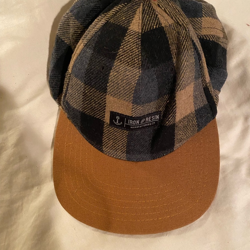 Plaid SnapBack hat from urban outfitters